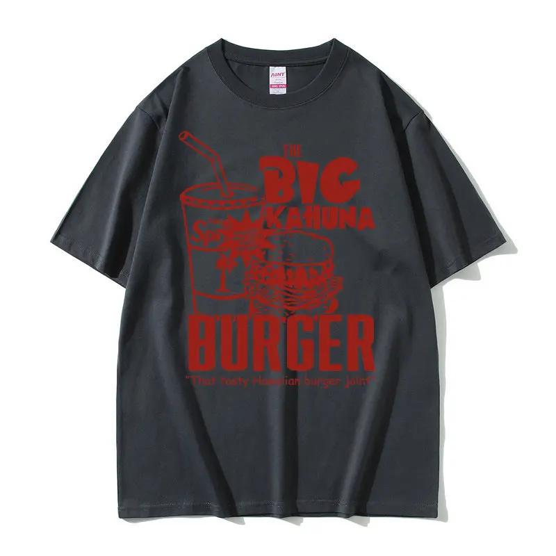2026 Quentin Tarantino Film Pulp Fiction Maglietta The Big Kahuna Burger Quel Gustoso Locale Hawaiano per Hamburger Stampa Maglietta Estiva