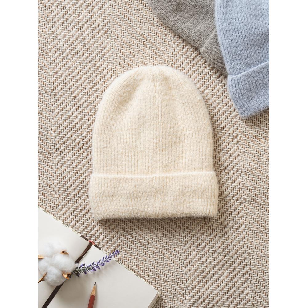 

Мягкая меховая шапка Daiso Blue