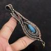 Labradorite Pendant Copper Wire Wrapped Pendant Antique Jewelry Original Gemstone Pendant Copper Wire Jewelry Gifts For Mom Handmade Pendant