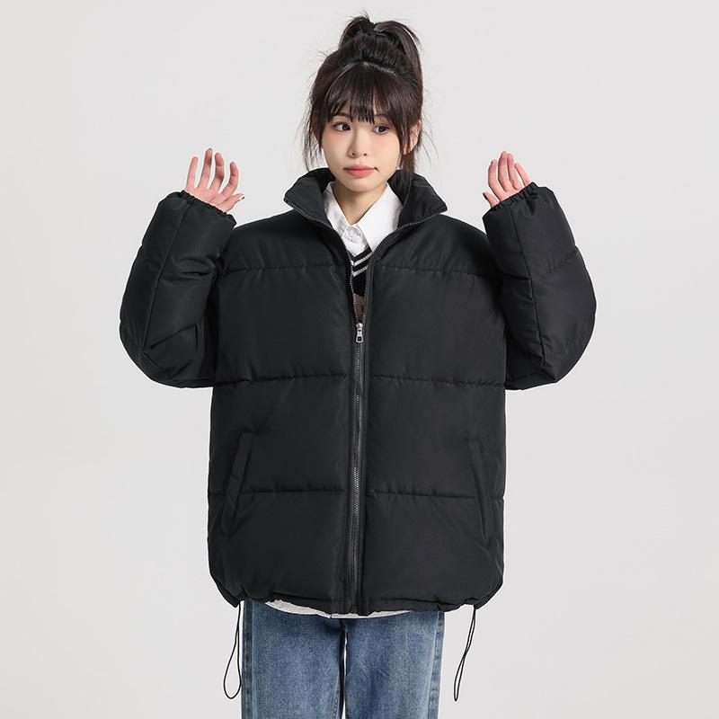 Autumn and winter cross-border women's clothing urban casual down cotton-padded clothing simple sports jacket cotton-padded jacket