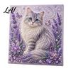 Animal Faux Pearl Painting DIY Kit Art Kit Cute Decorative Supplies 3D Flowers Crafting for Adults Home Wall Decor