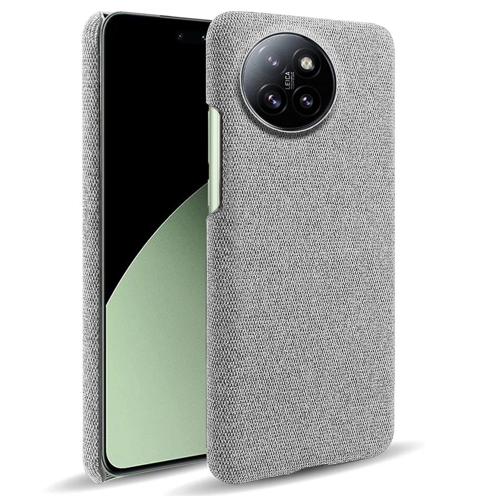 For Xiaomi Civi 4 Pro 5G/14 Civi 5G Shockproof Case Solid Color Fabric Cloth+PC Phone Cover