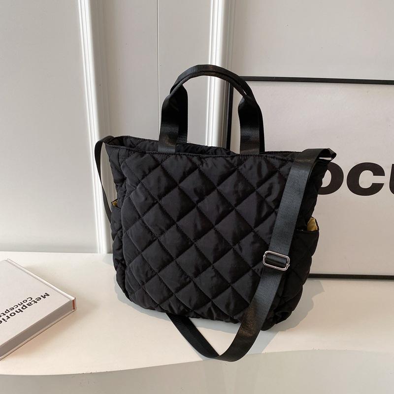 Tasche mit großem Fassungsvermögen für Damen 2025 Winter neue koreanische Version Studentenunterricht Schulter Umhängetasche tragbare Tragetasche