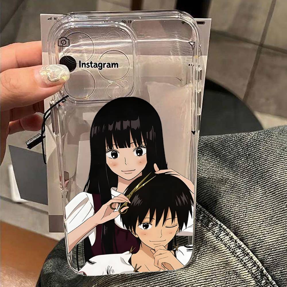Cute K-Kimi Ni Todoke Phone Case Soft Transparent Case For IPhone 17 16 15 14 13 12 11 Pro Max Mini Plus Cover Case