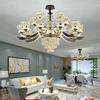 Nordic Crystal Chandelier: Modern Luxury for Living, Dining & Bedroom Spaces