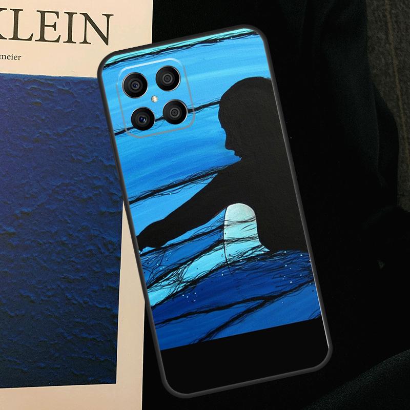 Surfing Art Surf Girl Case For Honor 50 70 90 Lite X9b X9a X8b X8a X8 X9 X9c Honor 200 Pro Magic 7 5 6 Lite Cover