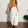 Westlink Women's Korean Style Straight Wide-Leg Casual Pants
