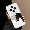 White Black Horse Case for Xiaomi Poco X3 Pro X3 NFC Soft Phone Cover