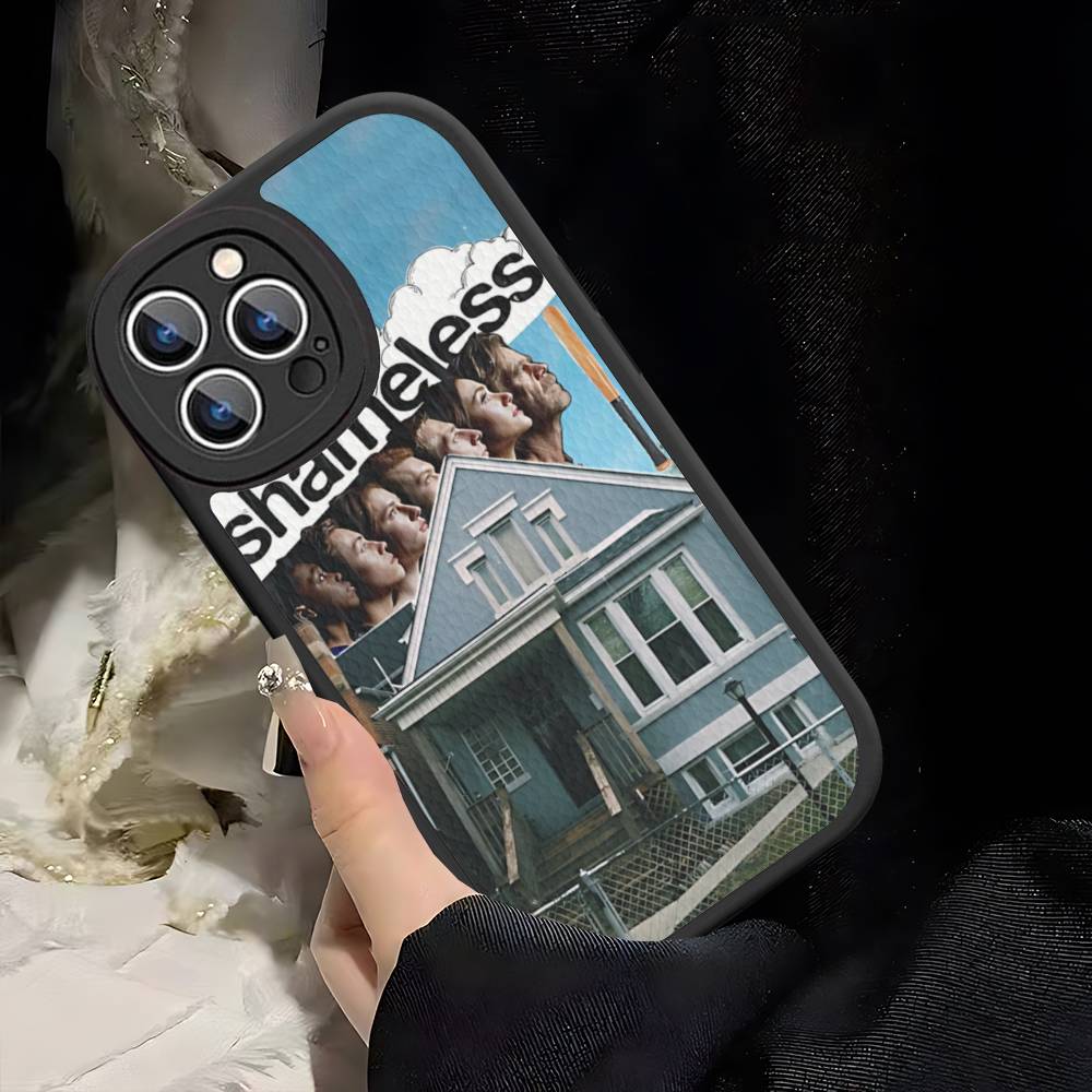 A Lively TV Series S-ShamelesS Leather Phone Case For IPhone 16 15 14 13 12 11 Pro Max Plus Shockproof Cover