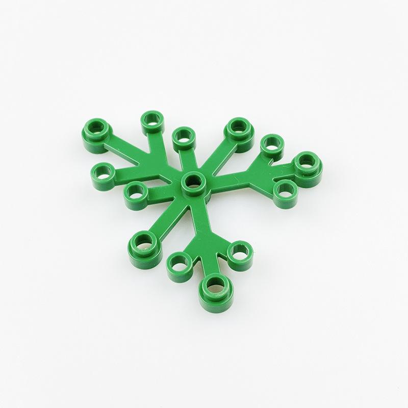 Compatible Small Particle Building Block Accessories 2417 Forest Plant Scene Props Big Branches, Branches, Leaves