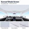 For CHANGAN UNI-Z 2025-Present Car Suede Fabric Anti-UV Electrostatic Adsorption Sunroof Sunshade Heat ulation Skylight Cover