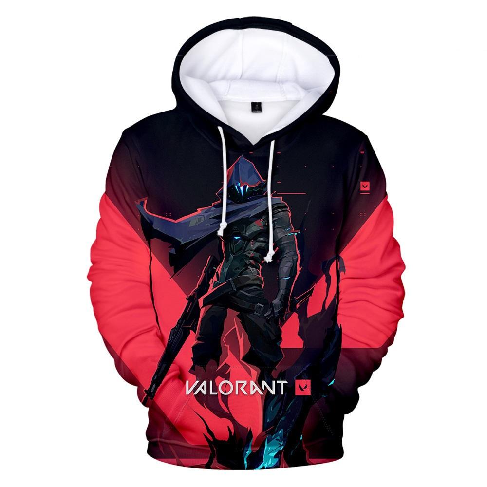 Unisex Anime Graphic Print Pullover Hoodie Men Women Casual Street Sweatshirt