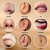 Set di Pinze Strumenti per Piercing Gioielli per il Corpo in Acciaio Inossidabile per Anelli per Orecchio Naso Labbra con Perni a Vite e Senza Filettatura