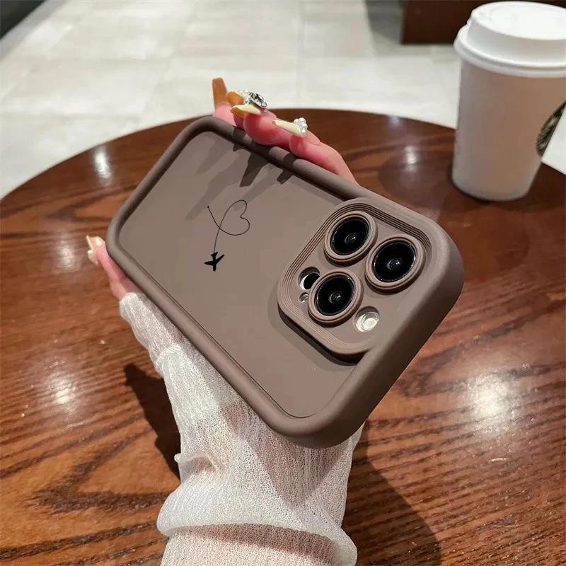 Airplane Route Love Heart Design Case For Huawei Honor 400 200 Pro 90 Magic 7 Lite 8 Pro X8C X7B X8B X9B X9A X8A X7A X6A X7D X9D