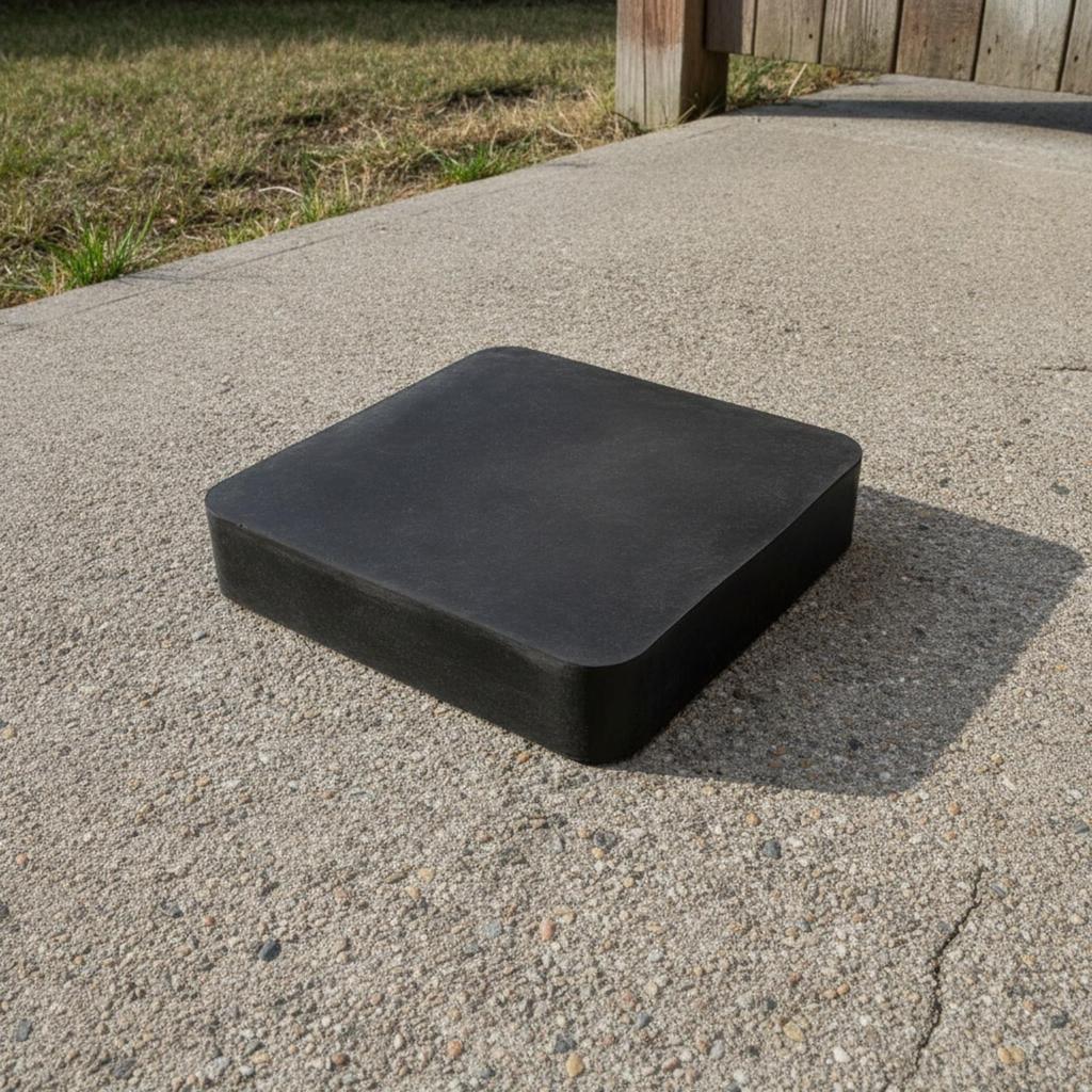 Shock Absorbing Rubber Block Compact for Repairs
