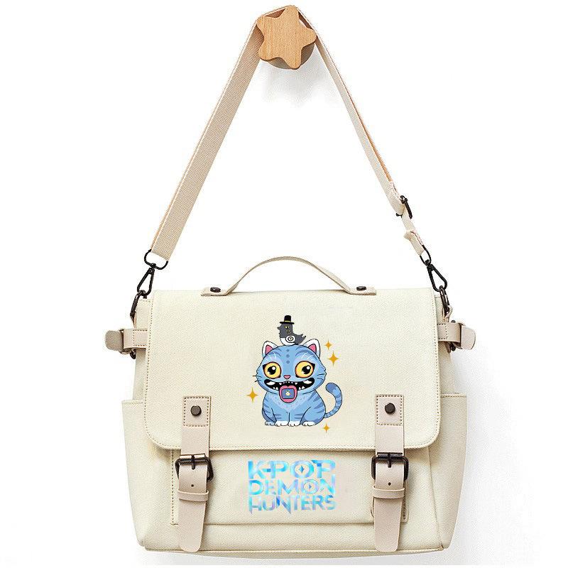 Nuova Borsa a Tracolla Borsa a Spalla Borsa a Tracolla Borsa in Tela CLE Stampata Gruppo Kpop Cacciatore di Demoni