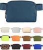 Unisex Waterproof Mini Belt Bag, Adjustable Waistband, Small Fanny Pack, Crossbody Sports Waist Pack