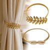 Gold Silver Color Curtain Buckle Straps Stretch Elastic Waist Belt Dress Belt  Home Decor