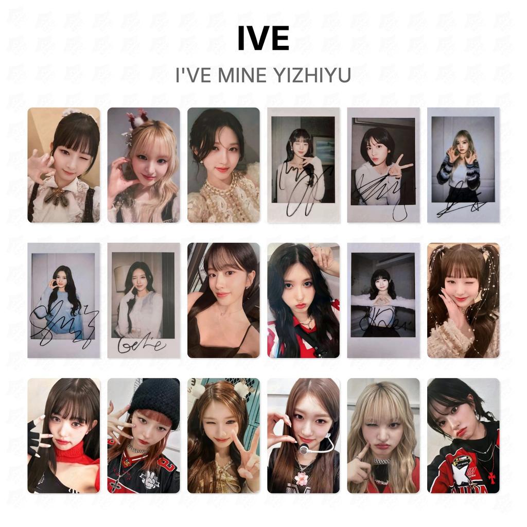 IVE I'VE MINE YIZHIYU Official Photocard