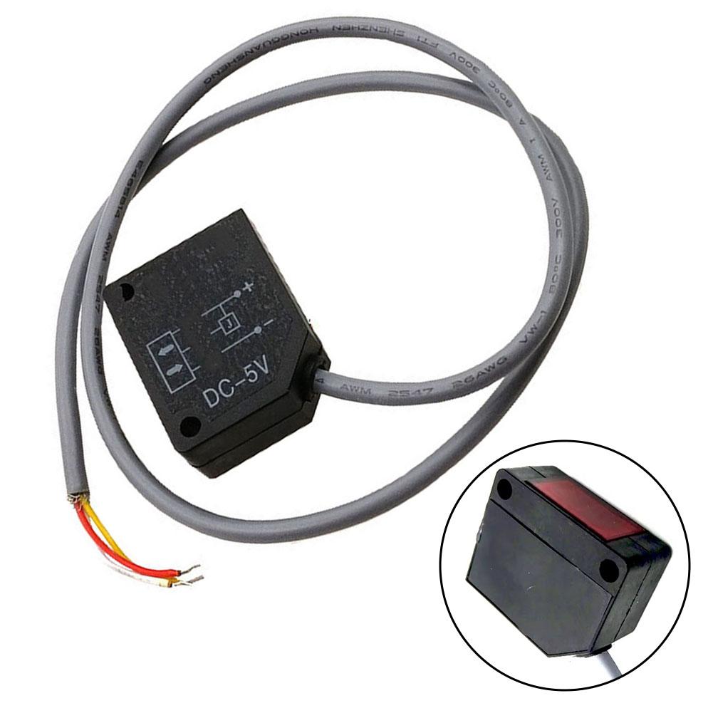 1pc 50NK Photoelectric Sensor 3-50CM Obstacle Avoidance Sensor Transmitter & Receiver Diffuse Reflection Photoelectric Switch