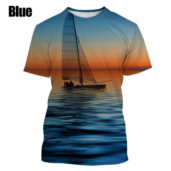 

Новая креативная и интересная футболка с принтом в стиле хип-хоп 3D, повседневная и удобная, стильная, с коротким рукавом S синий