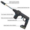 Handheld High Pressure Cordless Car Washer 160W 12V Spray Washer Powerful Water Cleaner Garden Water Jet With 1/2PC Battery