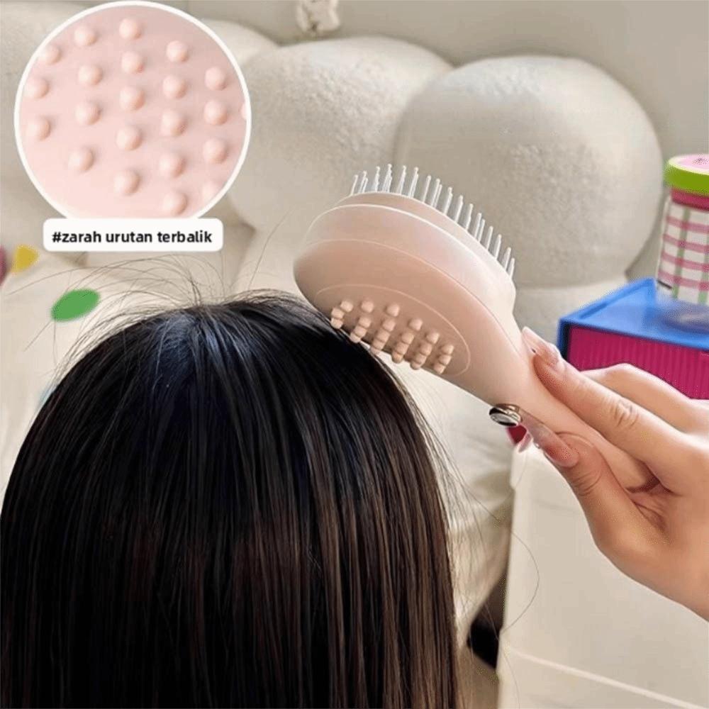 Anti Static Retractable Hair Comb Self Cleaning Detangling Brush Scalp Massage Comb Styling Tool