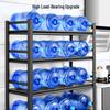 Yingbai Modern 2-Tier Kitchen Storage Rack with Guardrail