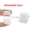 Hanging Bird Feeders for Cage Plastic Food Container with Perch for Parakeets