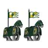 Medieval Military Castle Knight Building Blocks Riding Horse Wolf Bear Animal Vest Weapon Flag Saddle Dragon Toy Brick Gift K024