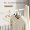 Windproof Clothes Hanger: Non-slip Rack for Socks, Underwear, Towels, Suspenders & Pants