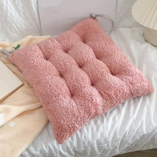 Podsedák Zesílený Design Plyšová Látka Protiskluzové Dno Polštář na Židli Domov Auto Jídelní Židle Pohodlná Podpora