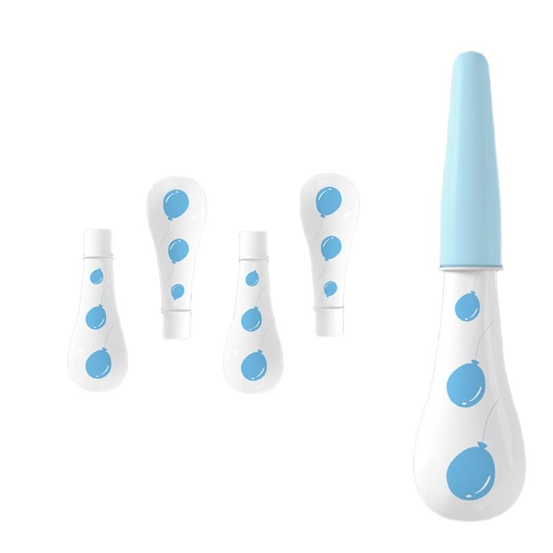 

Gentle Nasal Aspirator Manual Nose Mucus Removal Tool for Baby and Toddler Promotes Better Use and Comfort синій