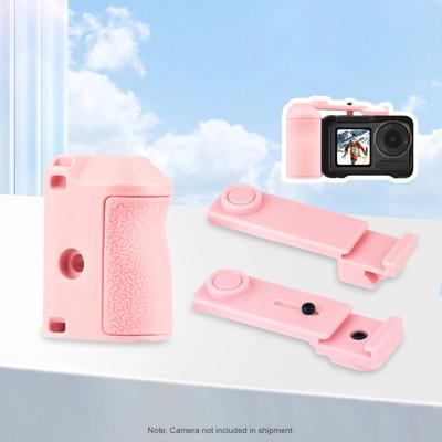Magnetic Action Camera Mount Adapter with Grip & Cold Shoe Shutter Vlog Quick-Release Grip Frame Suitable for  Action 5 Pro