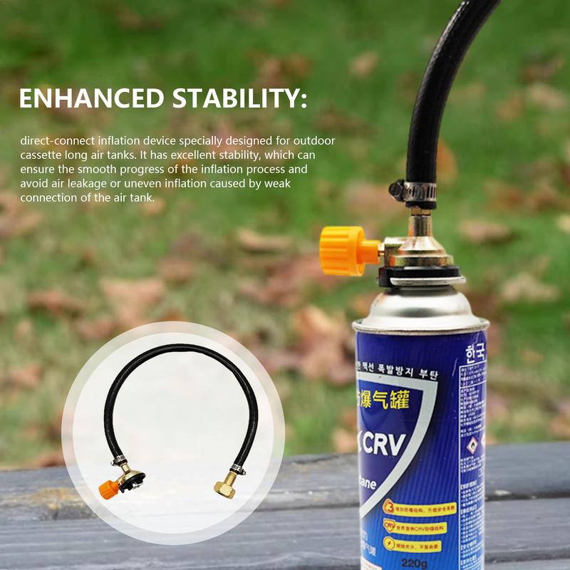 

Tank Converter Refill Adapter Hose Air Tank Drain Valve Plug Extent Tube Burner Adapter Refill Adapter For Camping Stove Outdoor france