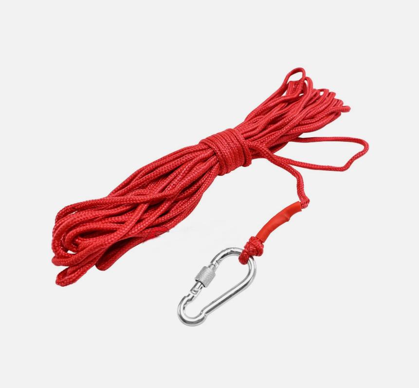 Das Salvage Magic Werkzeug Starker Magnetischer Fixierer Magnet 6* 20-Meter Seil Saugnapf Basis Tiefsee Give Away Handschuhe