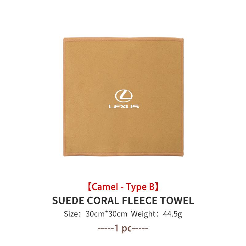 For Lexus Car Logo Wash Clean Towel Microfiber Cleaning Drying Clothl CT ES GS NX IS250 RX350 IS200 LX570 UX250h CT200h