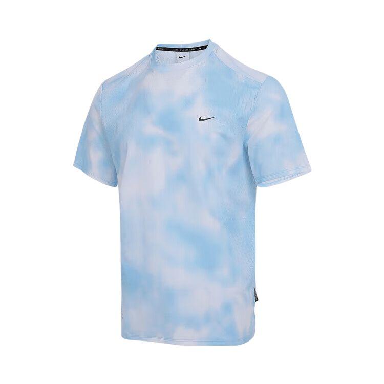 New Nike Dri FIT ADV T Shirt Men's Blue White HJ4149-422