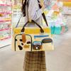 Simple Color-matching Short-distance Travel Bag Trendy Textured Large-capacity Lightweight Sports Fitness Commuting Cross-body