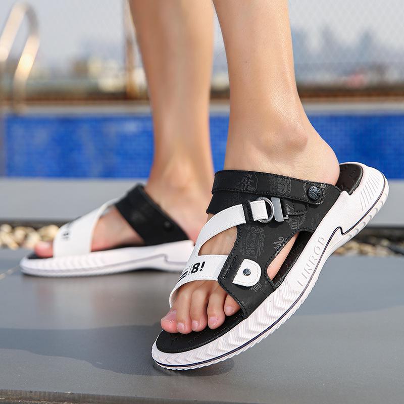 

Men s Summer Outdoor Casual Sandals and Beach Slippers - Available in Large Sizes 43 чорний