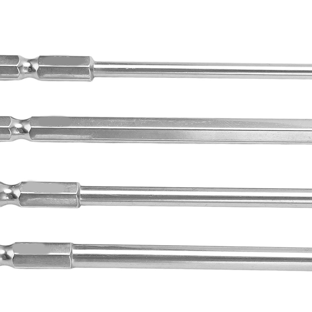 4pcs Hex Screwdriver Bit Set   Steel Magnetic     Head Hex Bits 1Celsius4 Inch Hex Shank