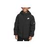 Nike Kapuzen-Reißverschluss Vielseitige Daunenjacke Kinderjacken Schwarz HQ7960-010