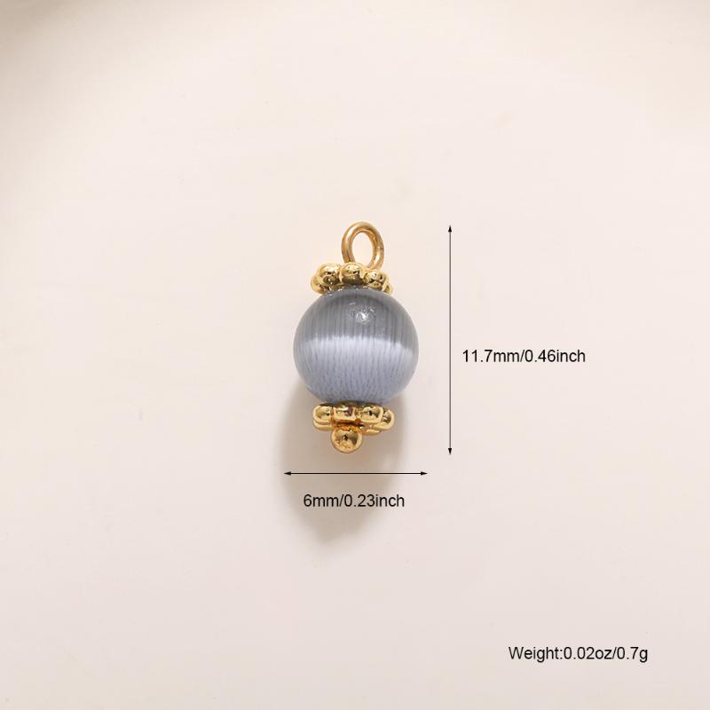 Přívěsek s barevnými kamínky pro výrobu šperků, DIY náušnice, náhrdelník, náramek, klíčenka