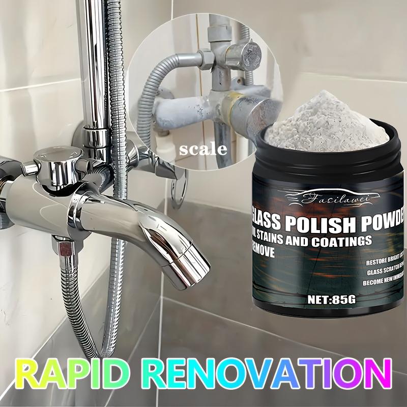 Latest premium glass polishing powder - easy to use, clear glass, drip-proof, leaving glass clean and beautiful.