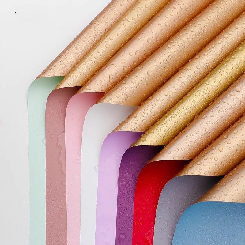 Flower Wrapping Paper Bouquet Floral Gift Packaging Craft DIY Korean Waterproof Wedding Flower Paper Multicolor