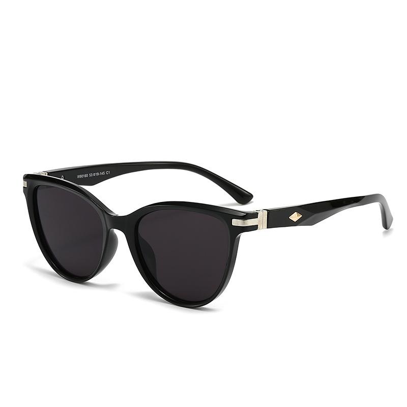 

New Square Frame Trendy Sunglasses Personalized Temple Decoration Fashionable UV Protection Shading Sun 372