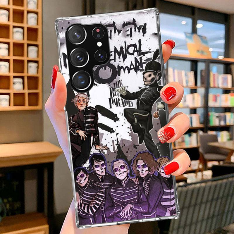My Chemical Romance MCR Phone Case For Samsung Galaxy S26 S25 Edge S24 Ultra S23 S22 Plus S21 S20 FE Soft Fundas Shell Galaxy S2