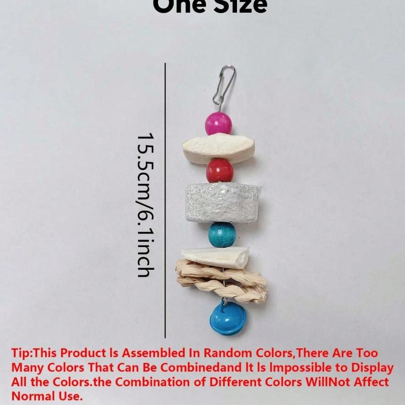 Floral Hanging Style Chew Toy, Suitable For Cockatiel, Lovebird, Parakeet, Hamster, Rabbit