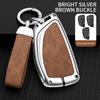 Zinc Alloy Genuine Leather Auto Key Fob Cover Fit For Chevrolet Tahoe Suburban Fit For Gmc Yukon Fit For Buick Envision S Plus Avenir