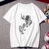 Mode kreative musikalische Note gedruckt T Shirt weibliche Harajuku T-Shirt Ulzzang Kleidung Vintage neue weiße T-Shirt Frauen T-Shirts Tops